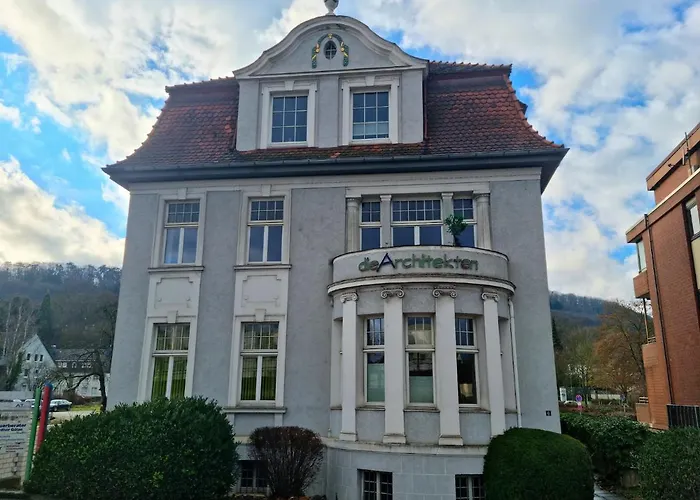 Appartement Charysma - Jugendstil Trifft Moderne, Schlafzimmer Mit Smart-tv, Tischfussball, Darts, Parkplatz Hamelin