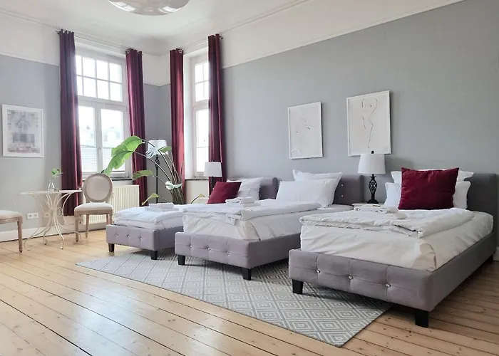 Appartement Charysma - Jugendstil Trifft Moderne, Schlafzimmer Mit Smart-tv, Tischfussball, Darts, Parkplatz